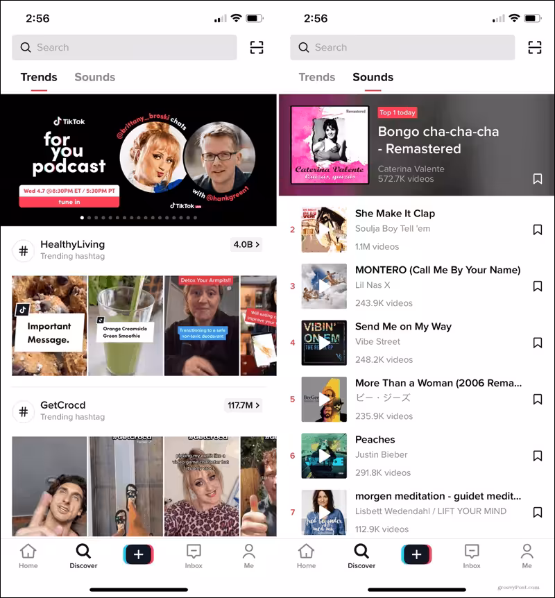 How to Find Popular & Trending TikTok Sounds in 2026 6 A snapshot of TikTok