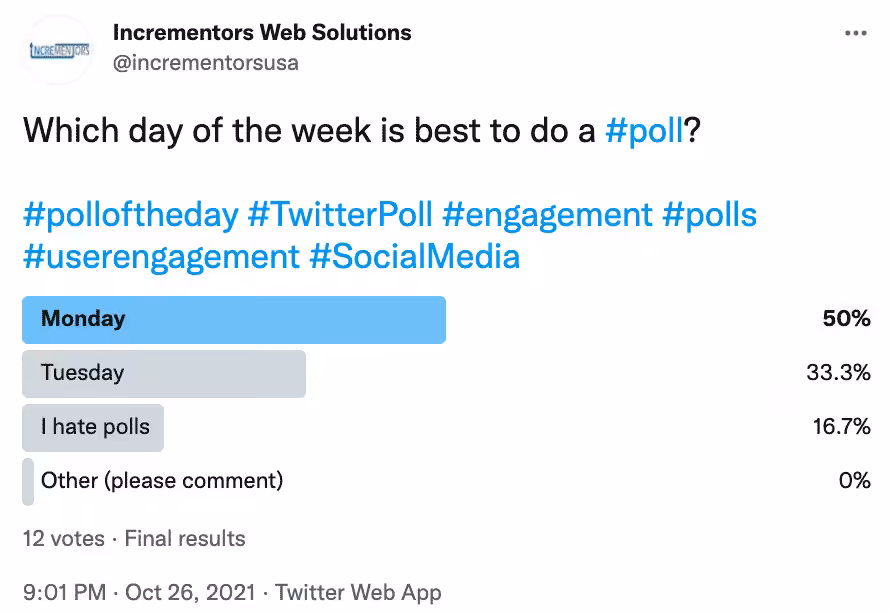 The Complete Guide to Twitter Polls 2026 8 A snapshot of Twitter