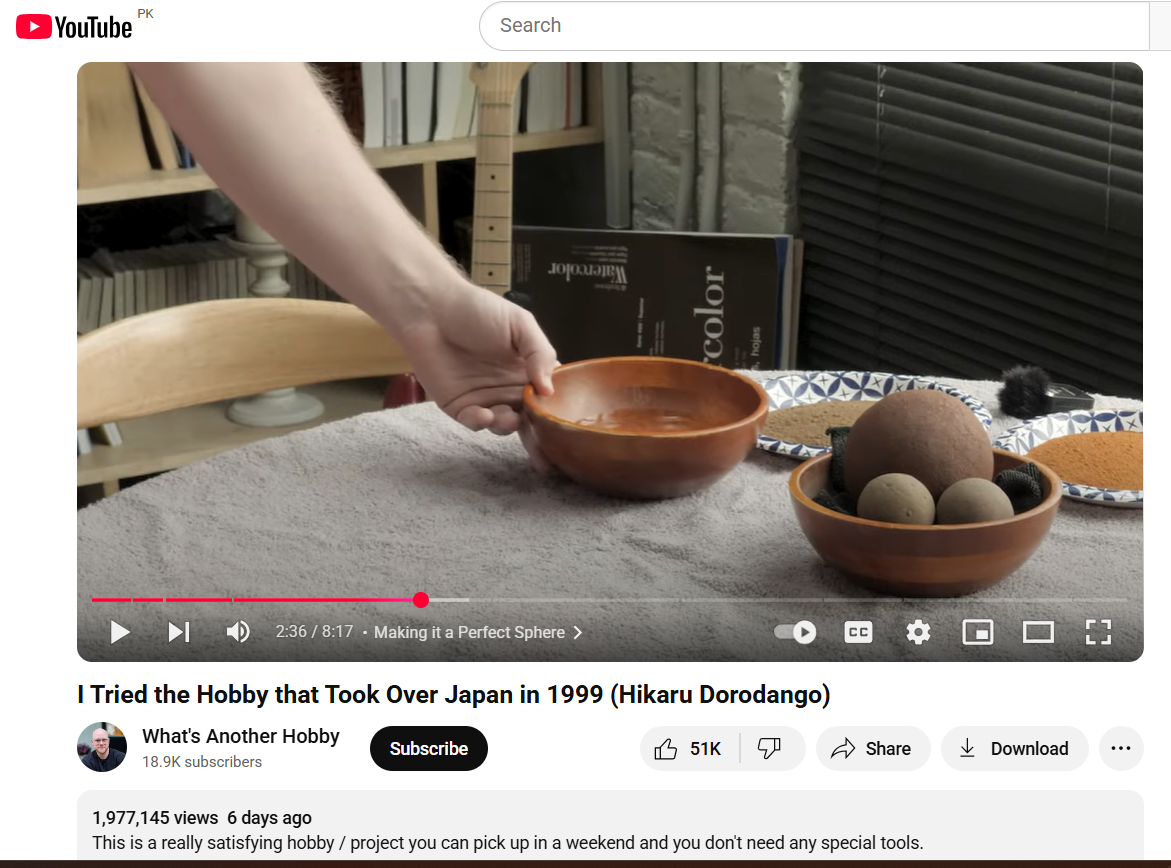 Screenshot of YouTube Video