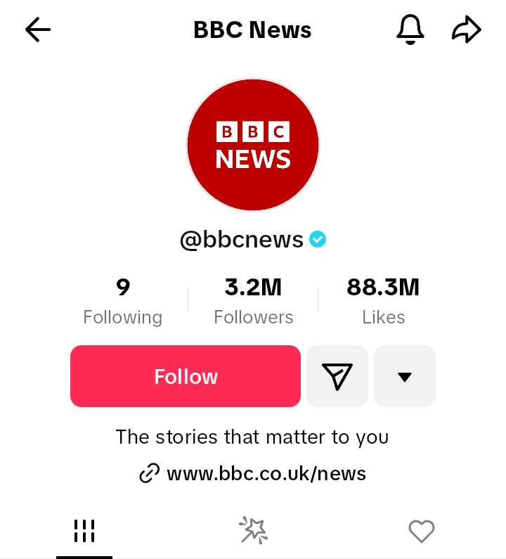 100+ TikTok Bio Ideas for Maximum Follower Attraction in 2026 5 BBC News's TikTok bio
