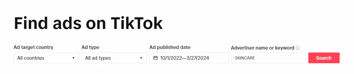 20 Ways to Use TikTok Ads Library to Make Better Ads 8 A snapshot of TikTok