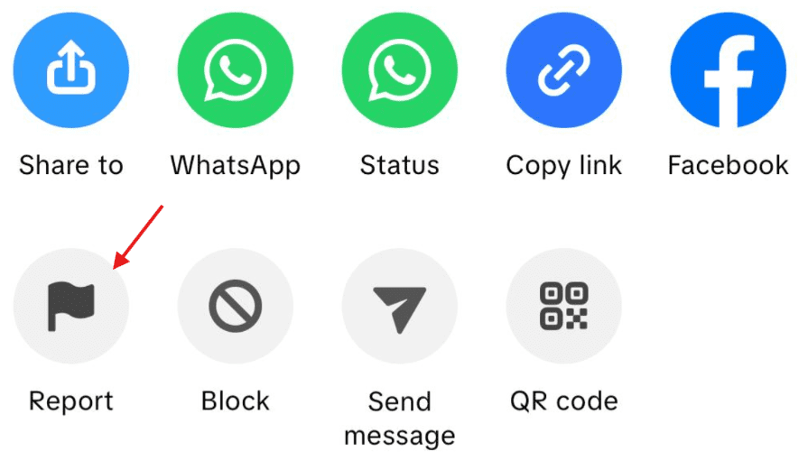 How to Report a TikTok Account in 2026? Complete Safety & Reporting Guide 9 Click on Flag Icon