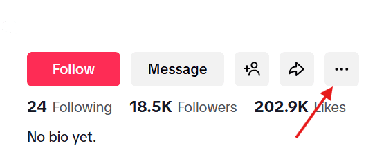 How to Report a TikTok Account in 2026? Complete Safety & Reporting Guide 11 Click on Three Dots on TikTok Profile