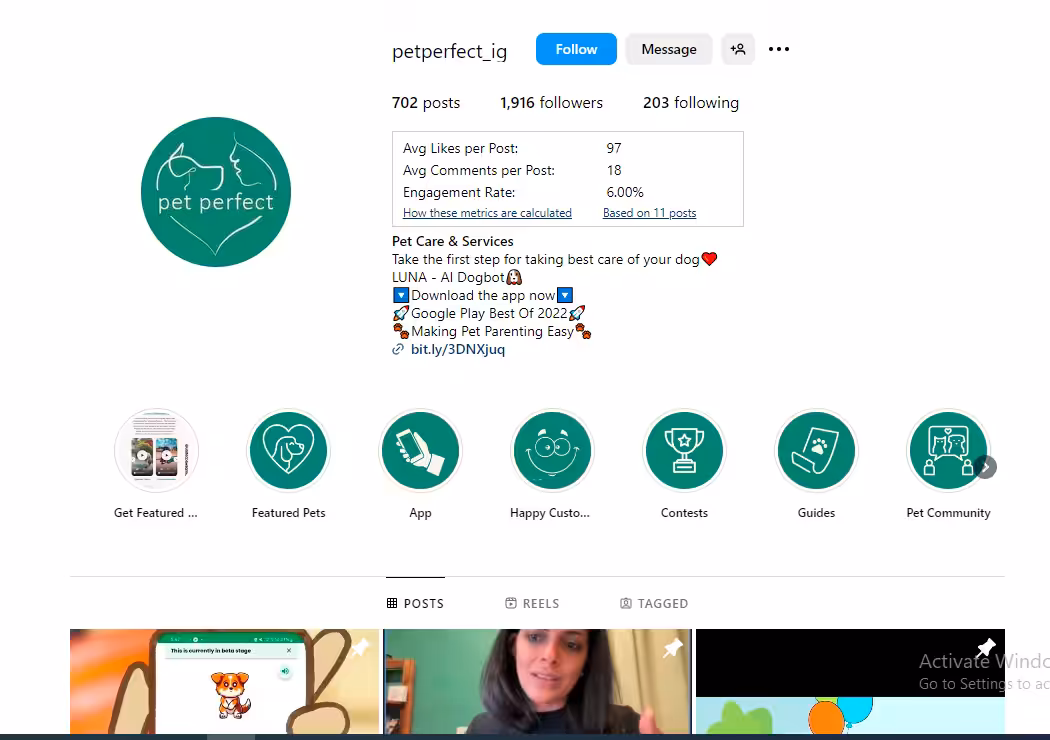link facebook page to instagram