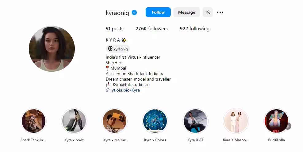A snapshot of Instagram