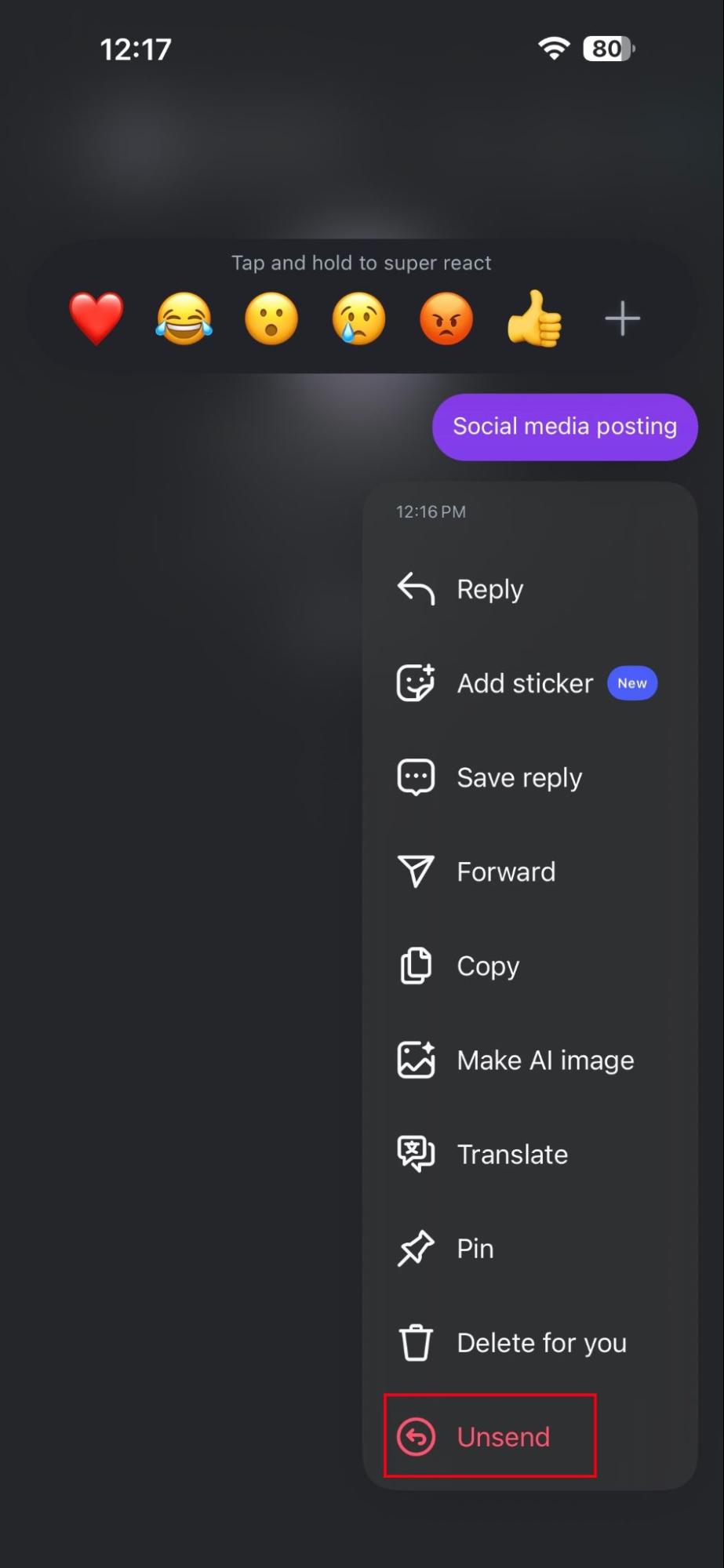 Instagram Vanish Mode Explained: How It Works and How to Turn It Off 8 Instagram’s Unsend Message Option