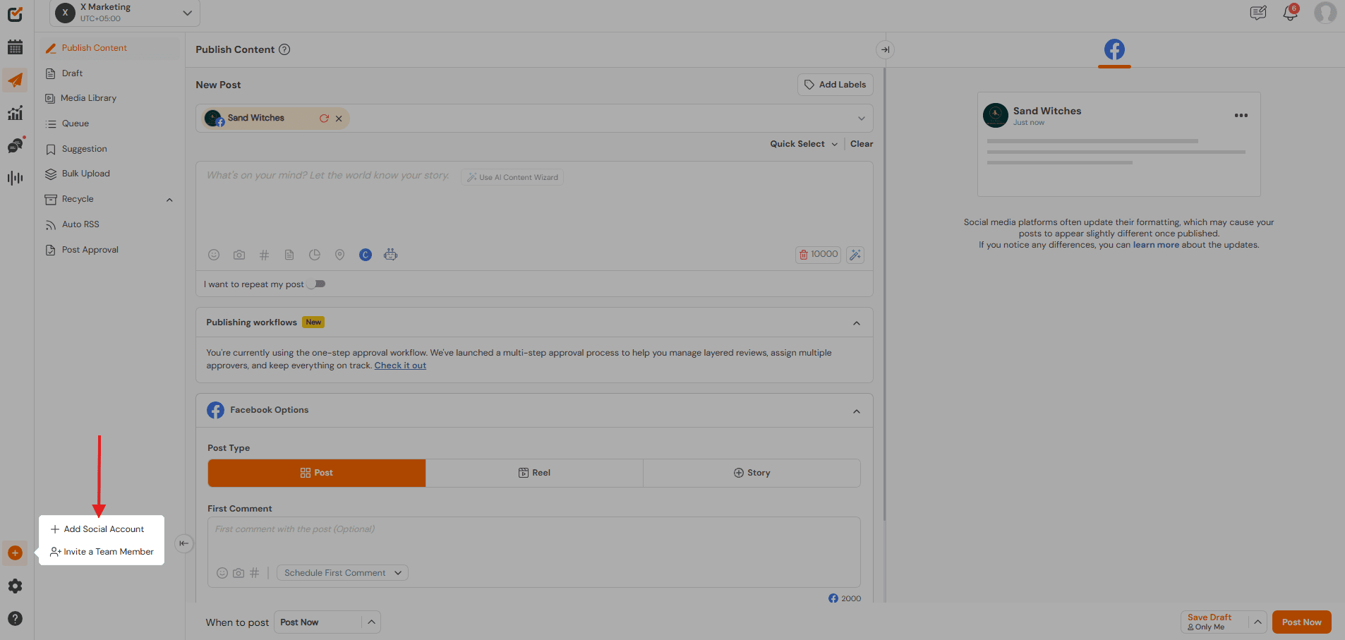 How to Schedule Tweets in 2026: A Complete Guide 14 Click “Add Social Account”