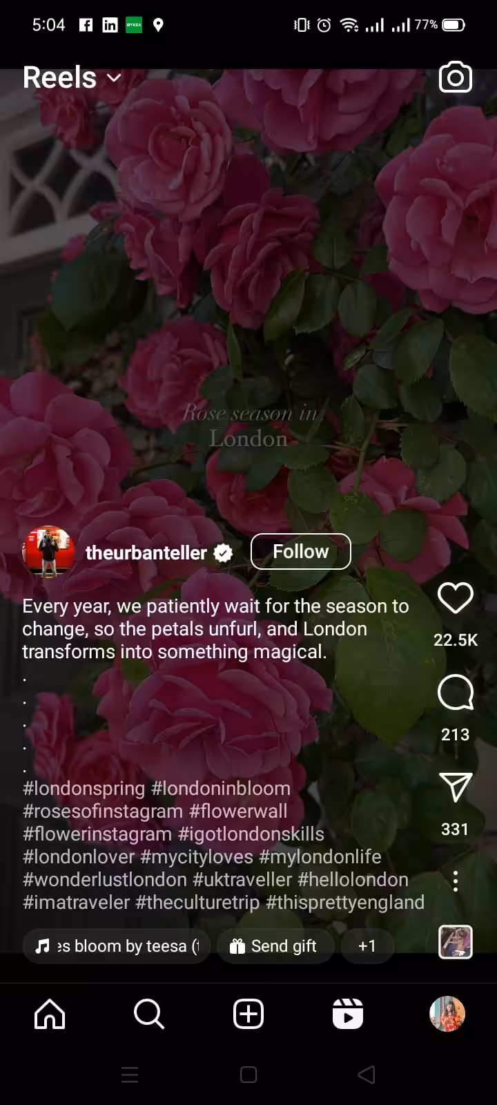 The Science Behind Good Social Media Hooks 100+ Examples 12 A snapshot from Instagram