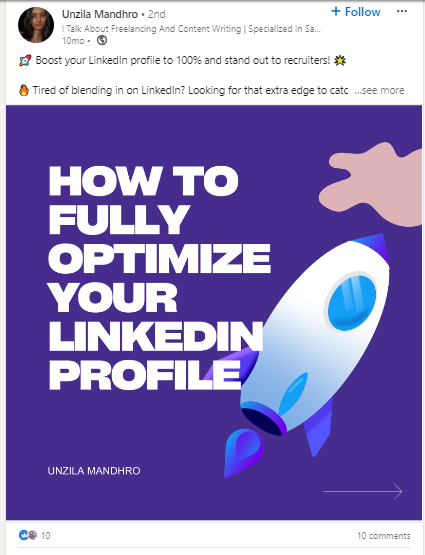 15+ Ideas for Your LinkedIn Carousel in 2026 17 A snapshot of educational content on LinkedIn