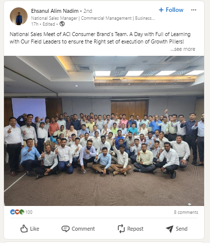 15+ Ideas for Your LinkedIn Carousel in 2026 19 A snapshot of meet the team post on LinkedIn
