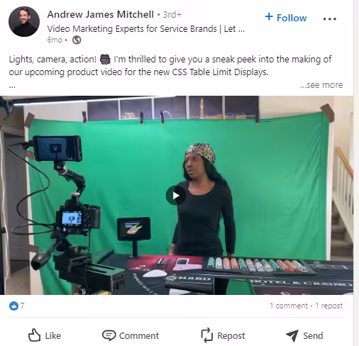 15+ Ideas for Your LinkedIn Carousel in 2026 10 an example of behind the scenes post on LinkedIn