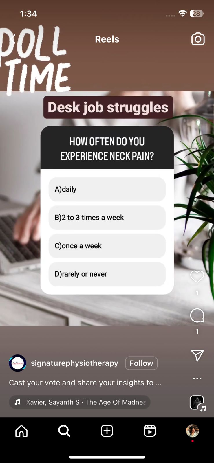 Instagram Polls for an Instant Engagement Boost on Instagram 14 A snapshot of Instagram