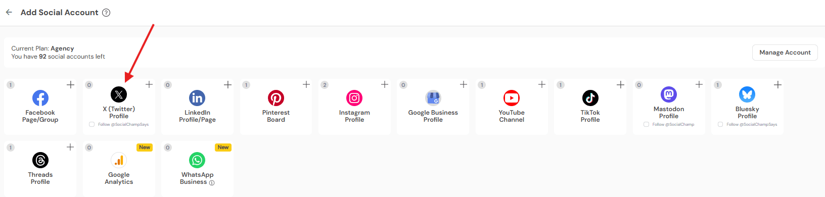 How to Schedule Tweets in 2026: A Complete Guide 15 Choose “X (Twitter) Profile”
