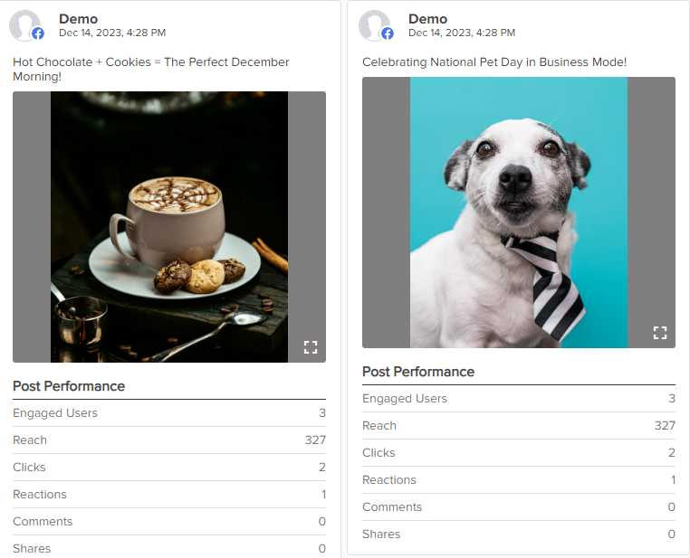 A Display of Social Signals in Social Champ’s Analytics