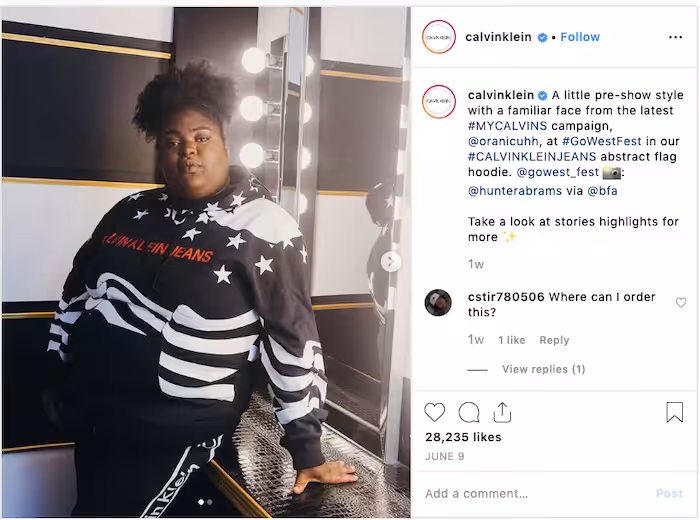 The 30 Types of Social Media Content That Work Best in 2026 6 Calvin Klein effectively using UGC on its Instagram page.