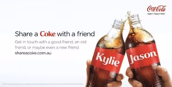 15+ Outstanding Influencer Marketing Campaigns to Inspire You 8 an ad from influencer marketing campaign by Coca Cola