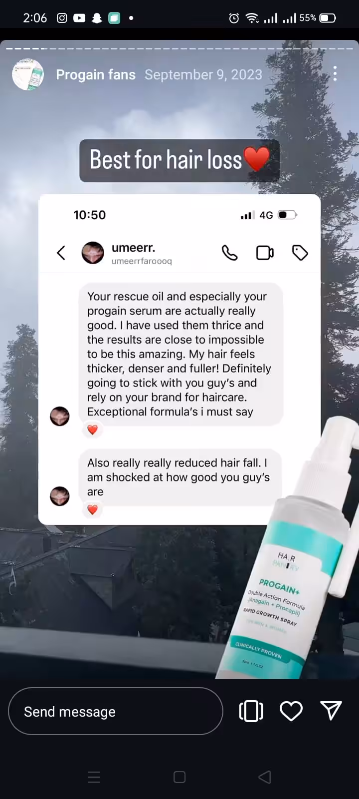 20 Instagram Highlight Ideas for Businesses in 2026 8 A snapshot of customer testimonials used in Instagram highlights