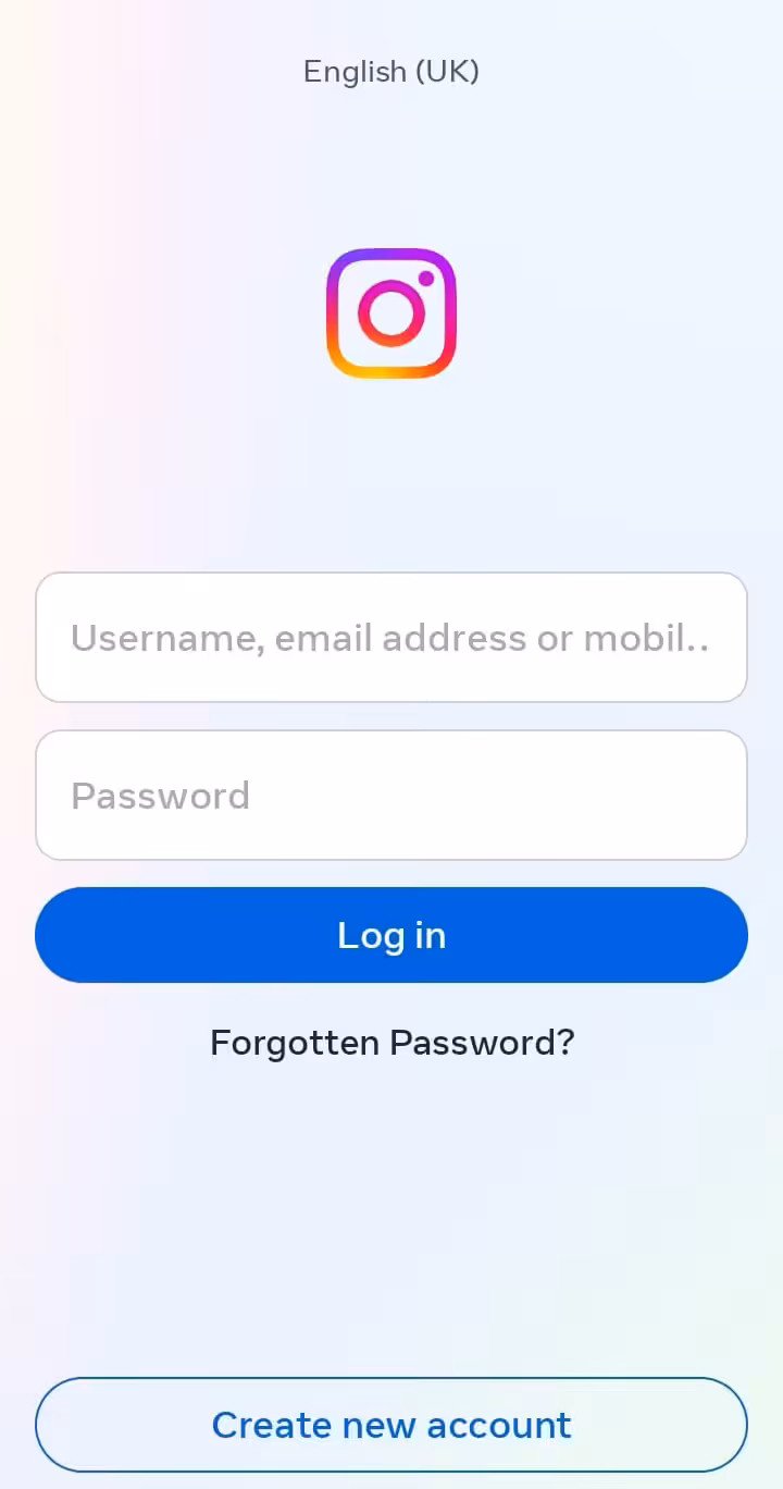 How to Add a Collaborator on Instagram: A Step-By-Step Guide 6 A snapshot of Instagram login page