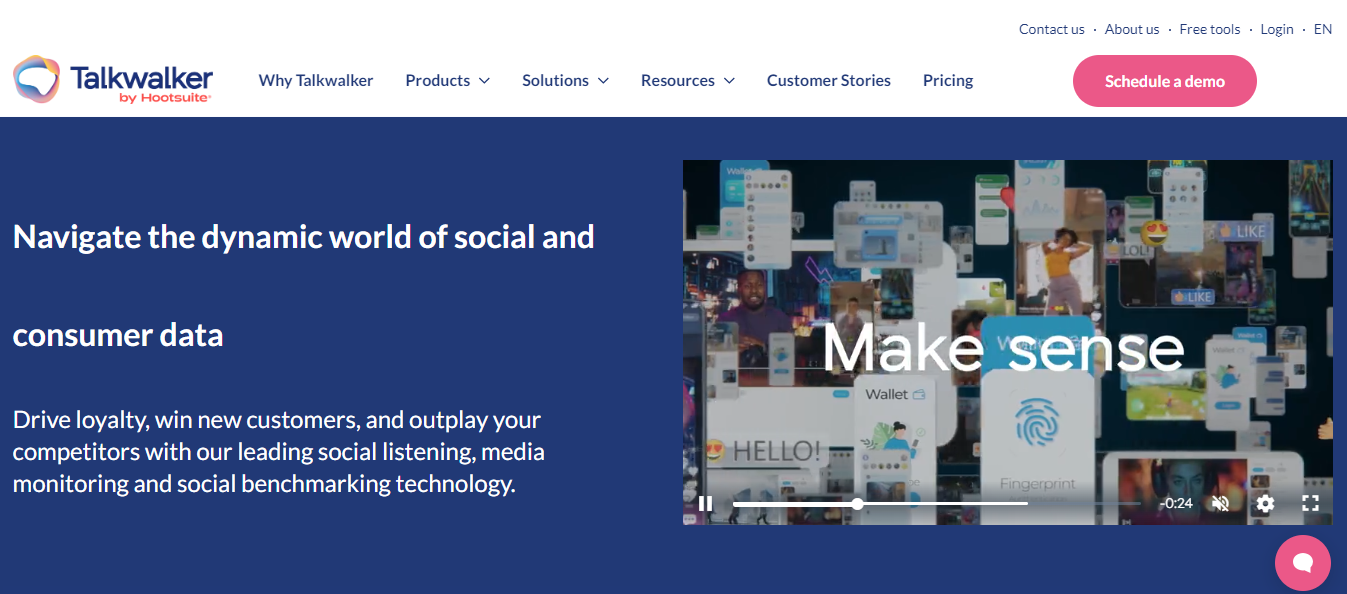 Social Media Reputation Management - Key Strategies and Tools for 2026 12 Talkwalker's homepage