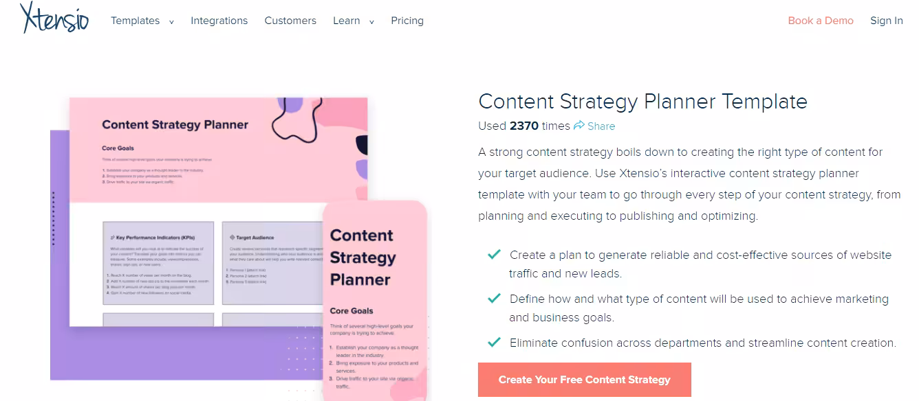 How to Create a Content Planner + Benefits & Tools in 2026 13 Xtensio