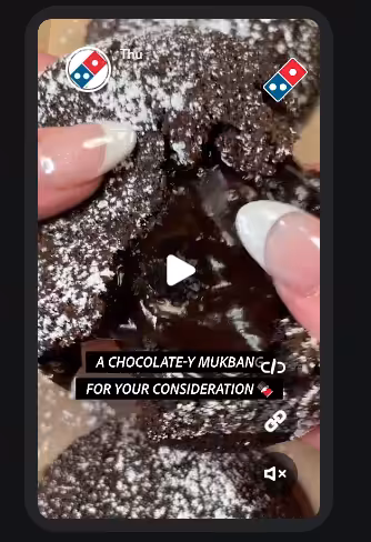 35+ Creative Social Media Campaign Ideas for 2026 16 A Snapchat ad by Dominoes