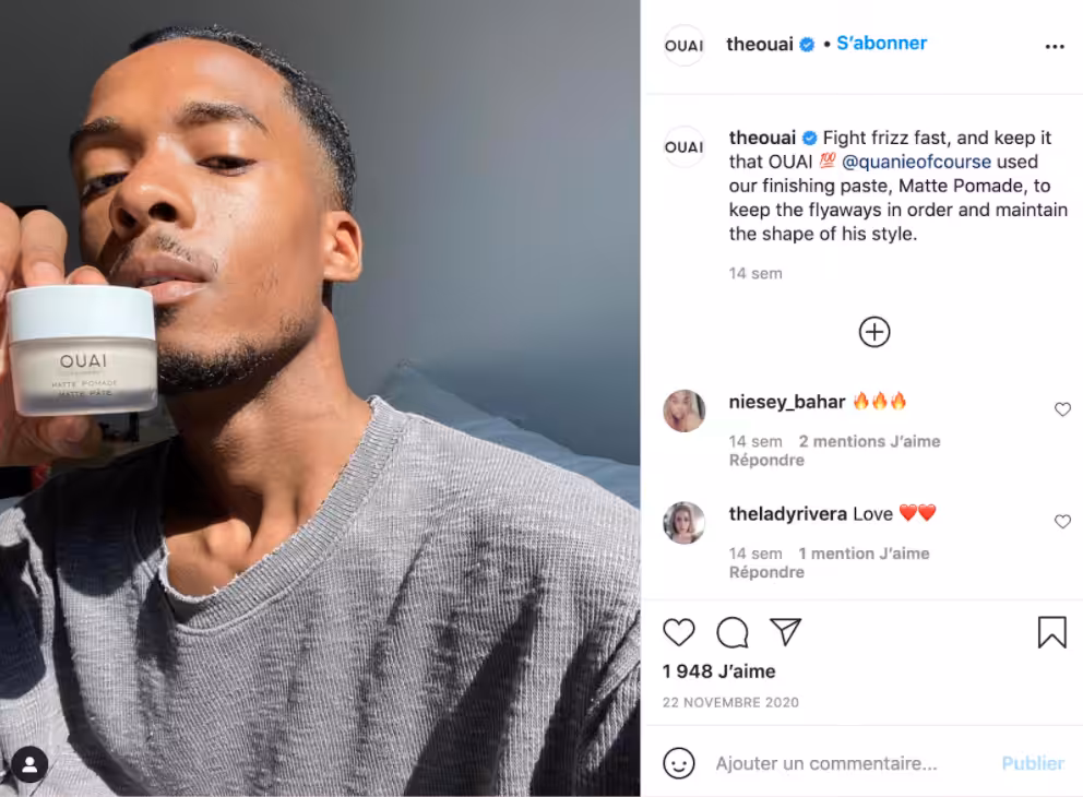 15+ Proven Social Media Tips for Business Owners: Winning Trends to Watch in 2026 8 A Snapshot of Influencer Marketing by the OUAI on Instagram.
