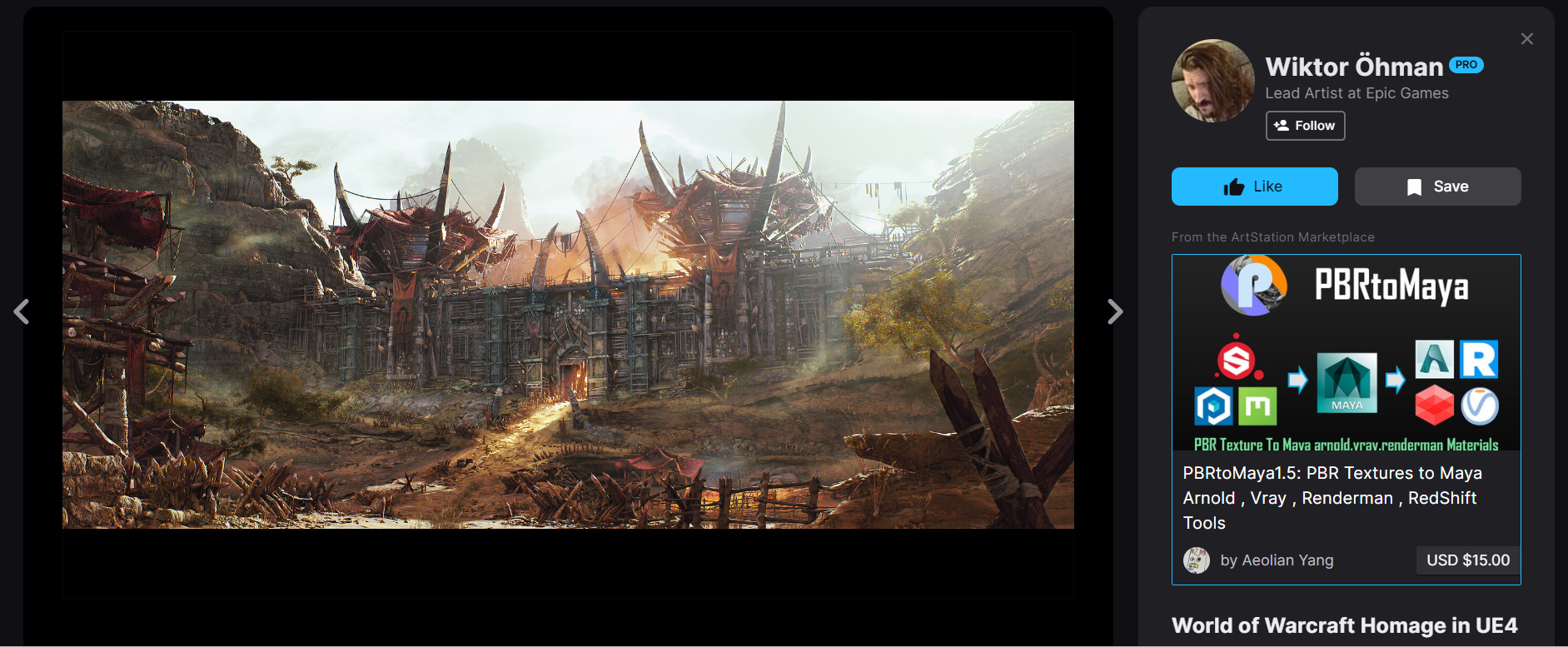 Artwork by Wiktor Ohman on ArtStation