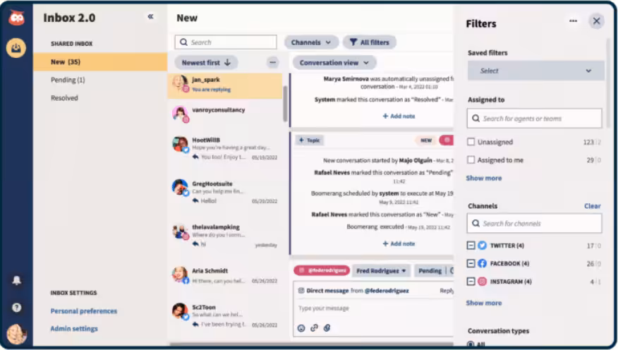 The Ultimate Guide to Social Inbox 2026: What It Is and Why You Need It 7 Hootsuite Inbox 1.0