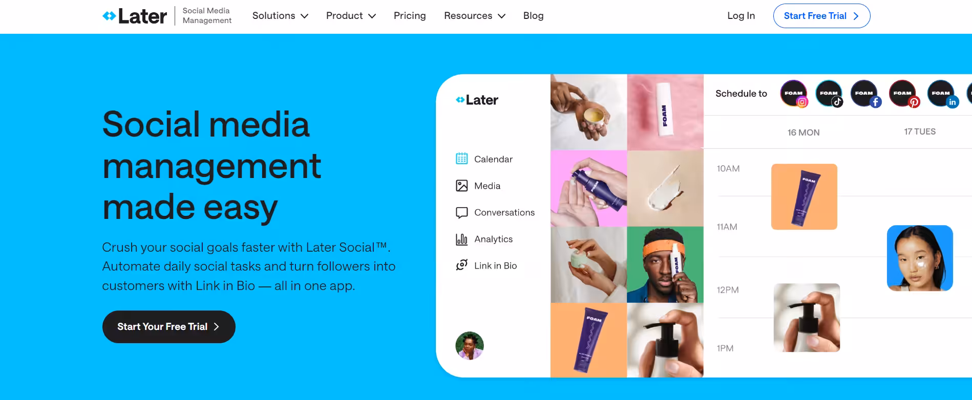 Manage Multiple Social Media Accounts: Complete 2026 Guide 11 Later's homepage