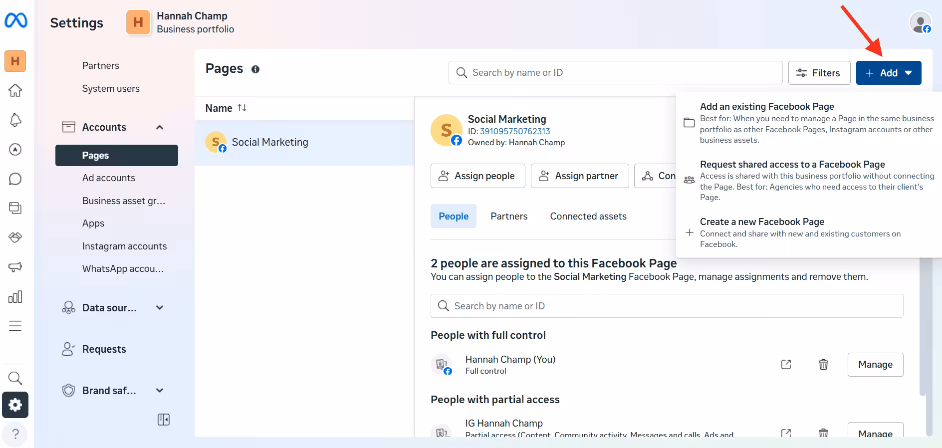 Manage Multiple Facebook Accounts and Pages Smoothly in 2026 6 Add Your Existing Page or Create a New One
