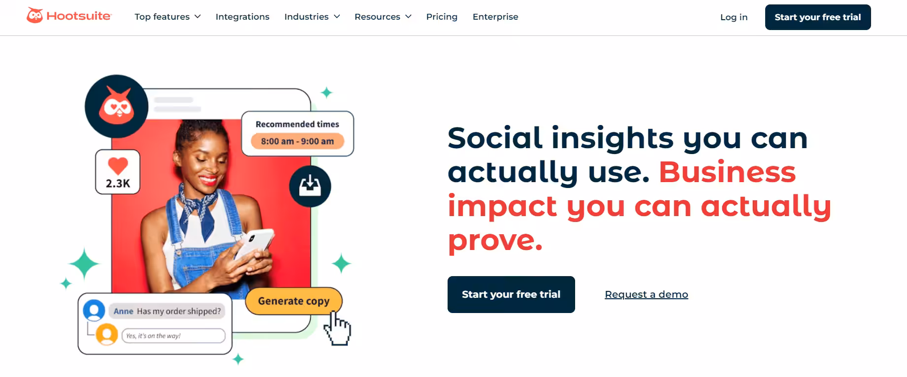 Instagram Automation in 2026: Tools and Techniques 15 Hootsuite's Landing Page