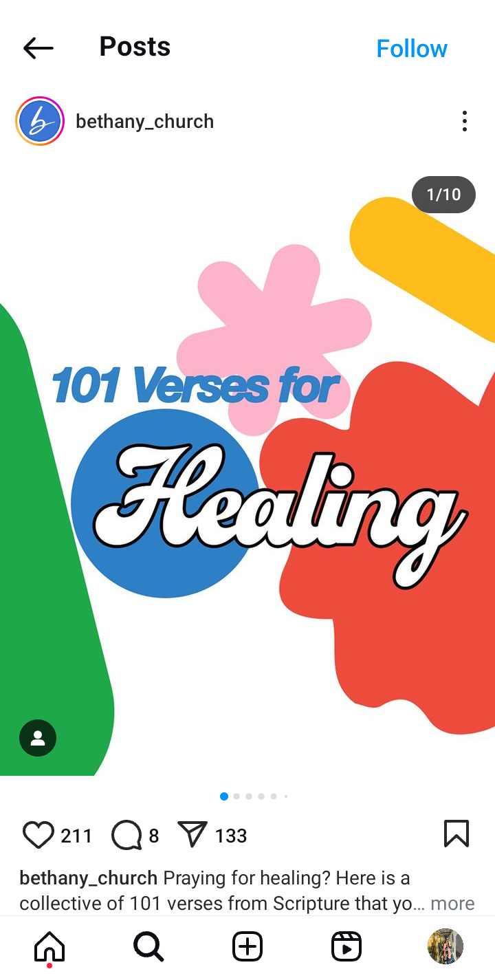 Social Media for Churches: Complete Guide for 2026 9 A post on Instagram by Bethany Church