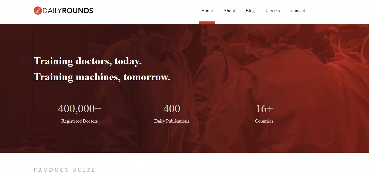 Social Media Marketing for Doctors: Best Platforms and Tools to Use 14 DAILYROUNDS' Landing Page