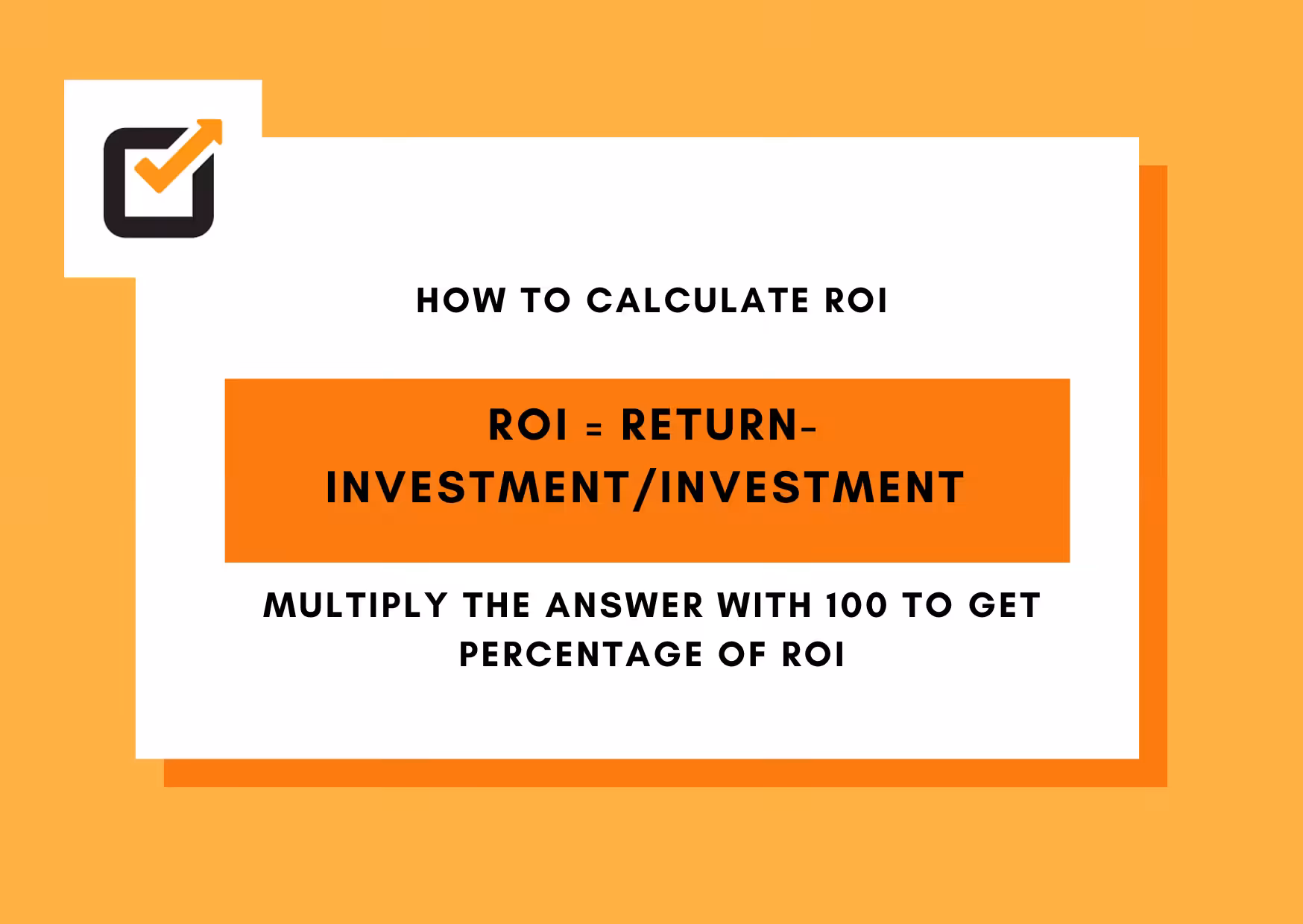 How to calculate ROI