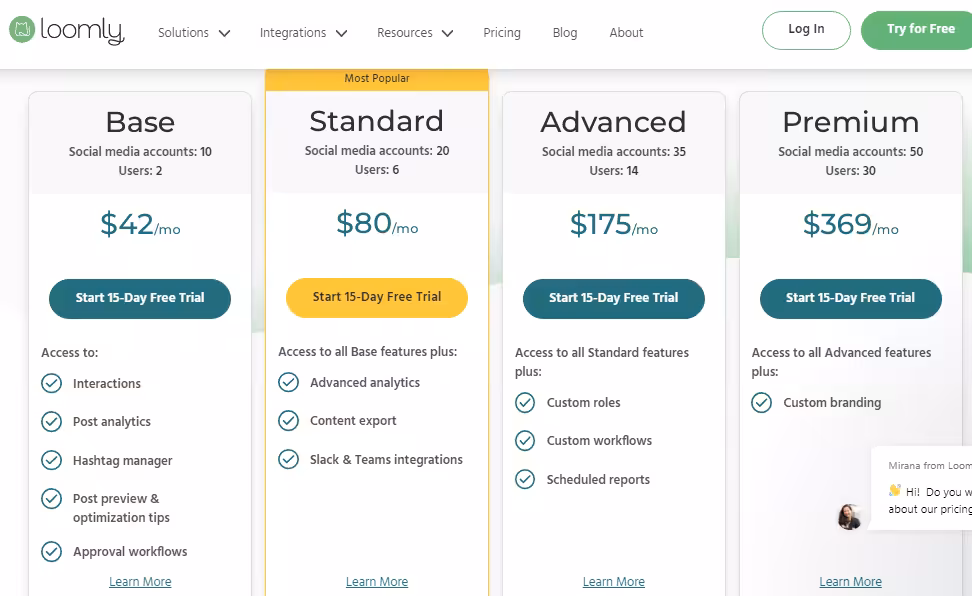 Cloud Campaign Pricing vs. Social Champ: Which Offers Better Value in 2026? 11 Loomly’s Pricing