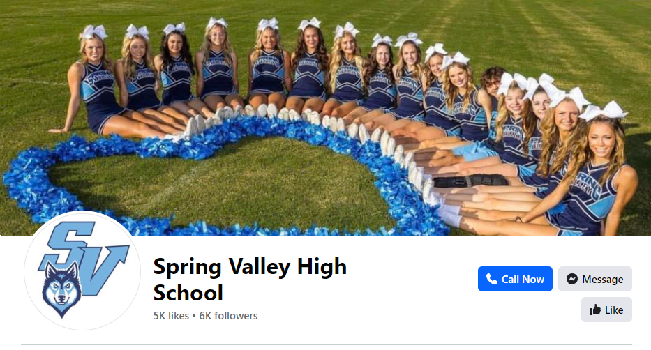 Social Media for Schools: Complete Guide for 2026 3 Snapshot of Spring Valley High School on Facebook