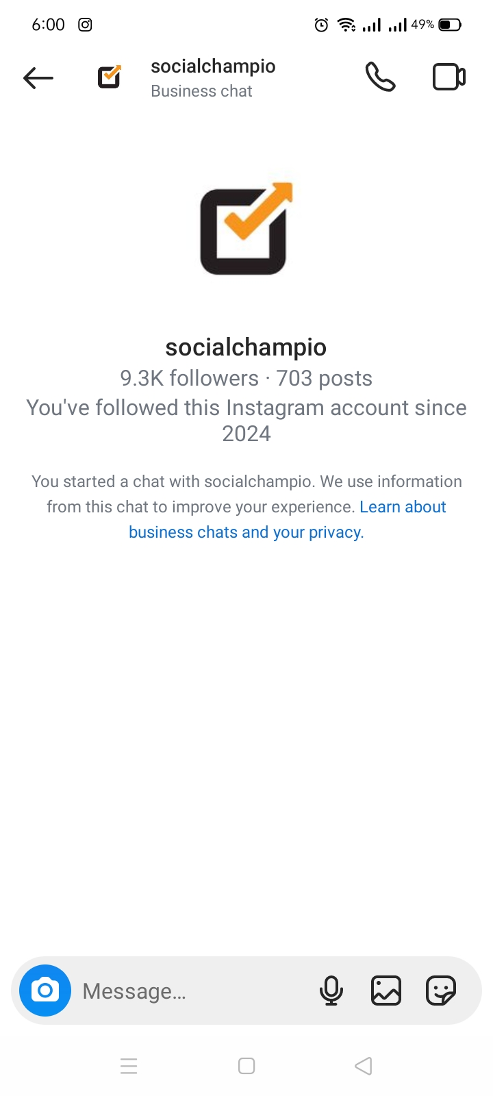 Best Guide for Instagram Messages in 2026 8 Snapshot of an Instagram chat