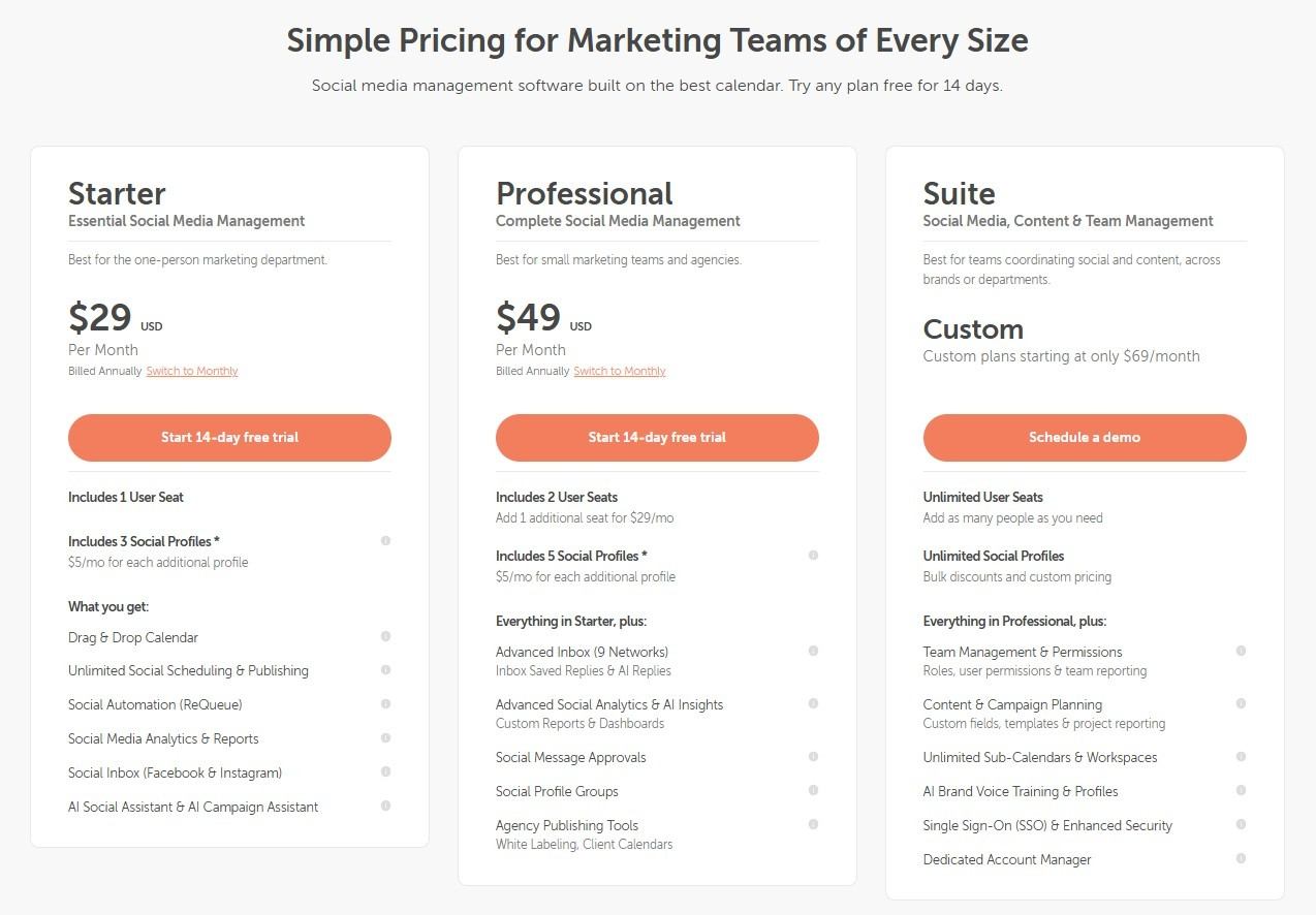 CoSchedule Pricing 2026: Complete Pricing & Value Analysis 1 CoSchedule's Pricing Plans