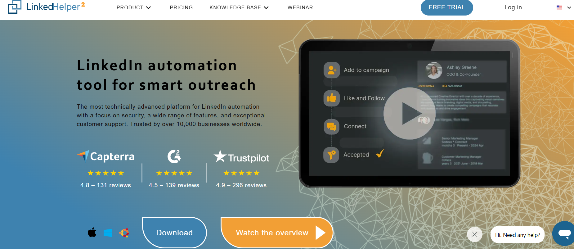 Linked Helper Homepage