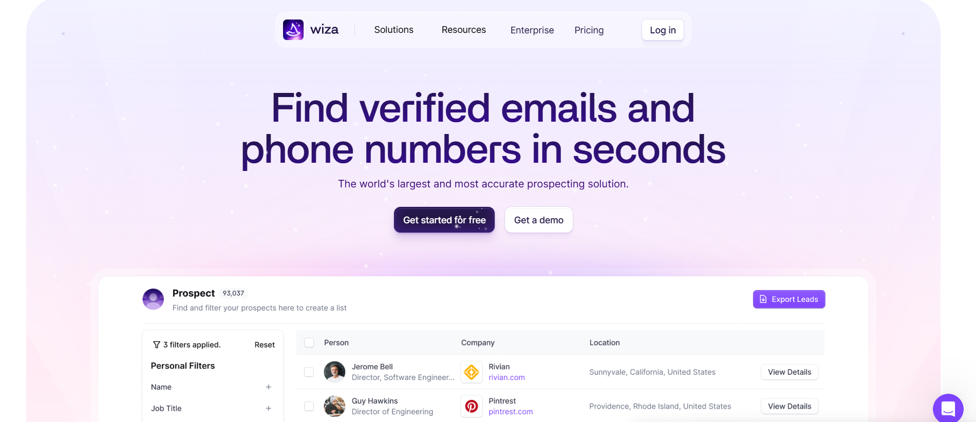 Wiza Homepage