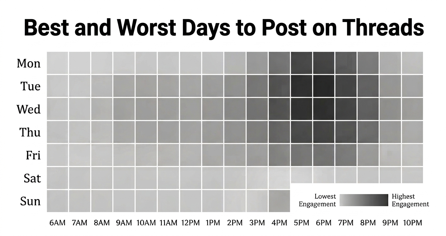 Best and Worst Days to Post on Threads