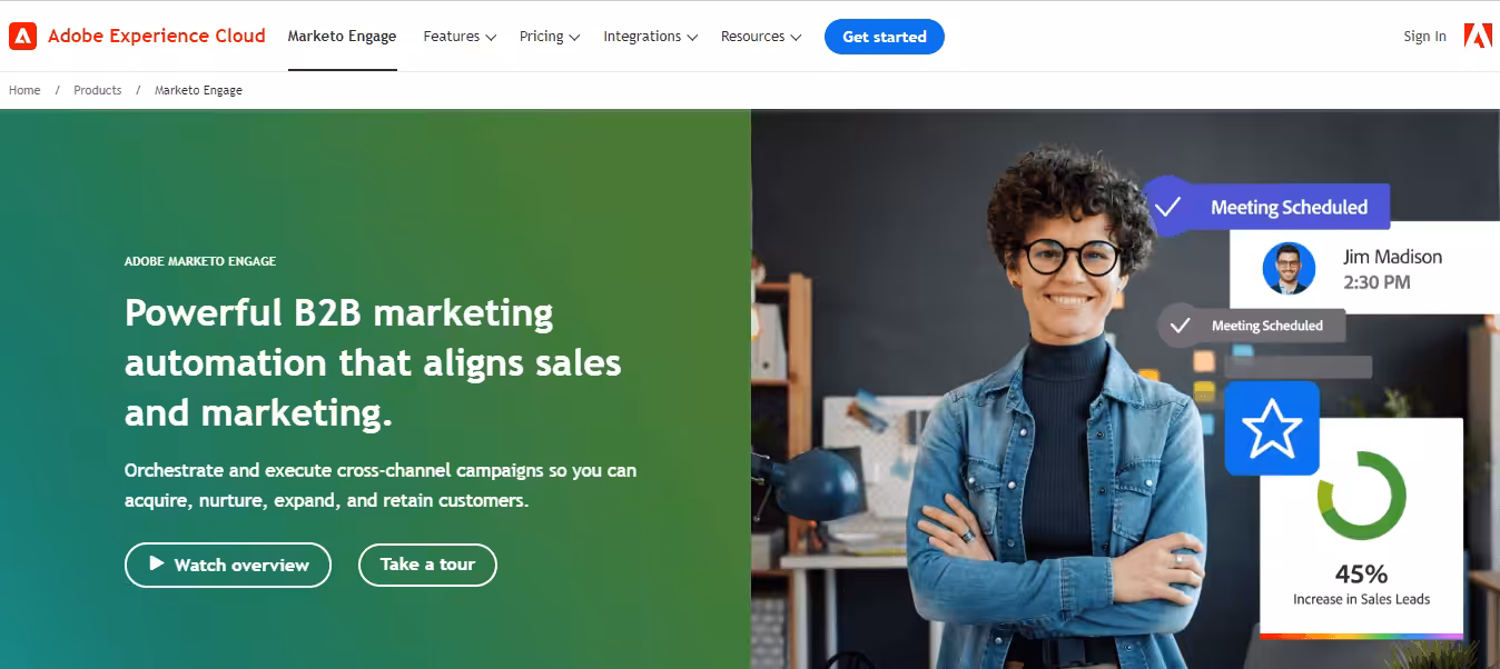 Best Marketing Operations Software for 2026 9 Marketo's webpage