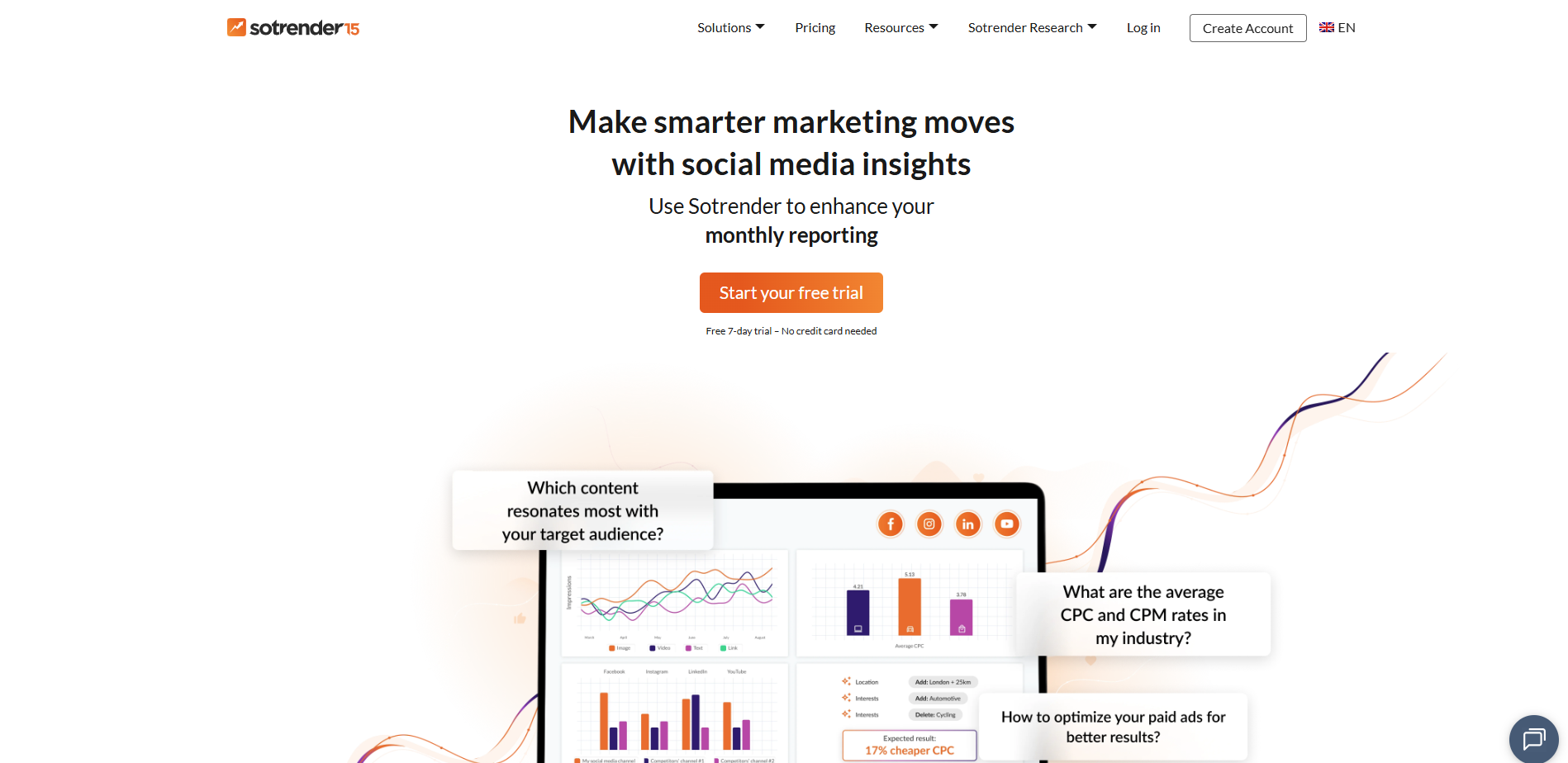 Best Instagram Analytics Tools to Boost Your Marketing in 2026 11 Sotrender Landing page
