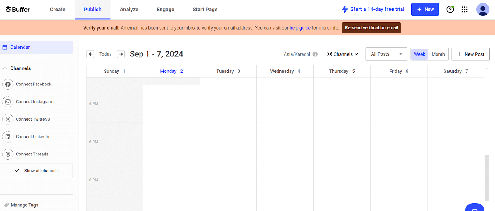 Buffer’s Dashboard