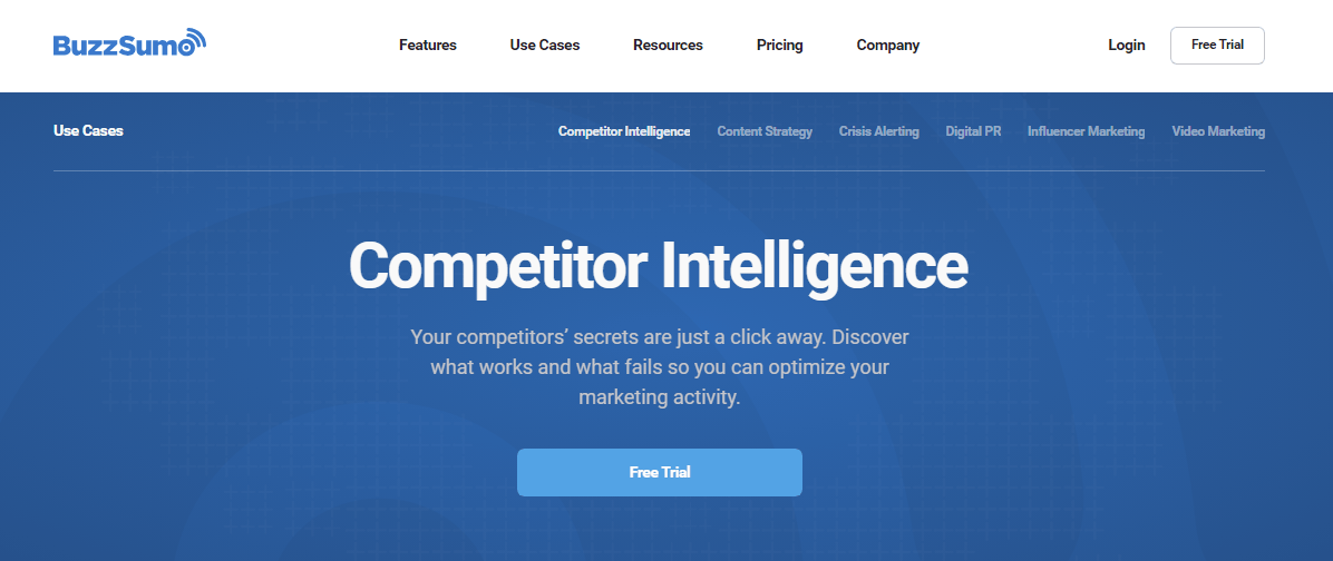 7 Easy Steps for Creating an Effective Facebook Marketing Strategy 12 BuzzSumo's Homepage