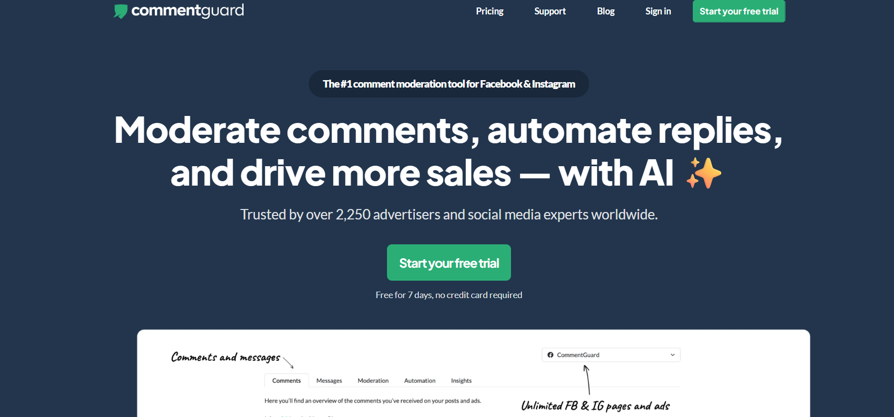 Comment Guard Homepage