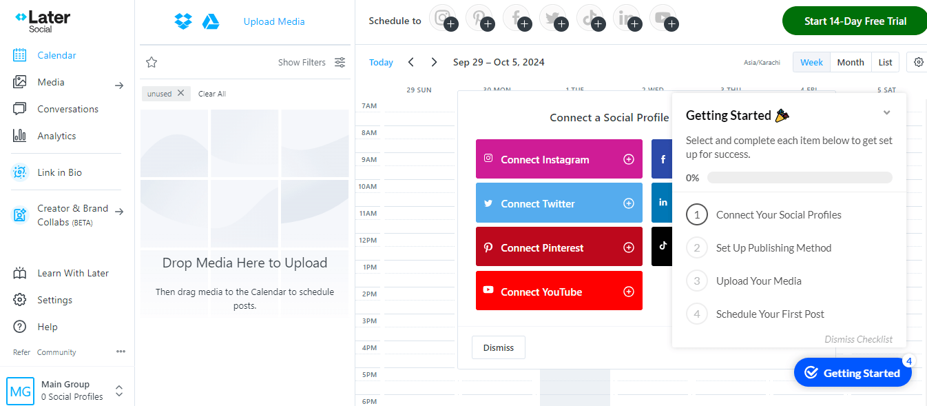 Top Social Networking Management Tools in 2026 10 Later’s Dashboard