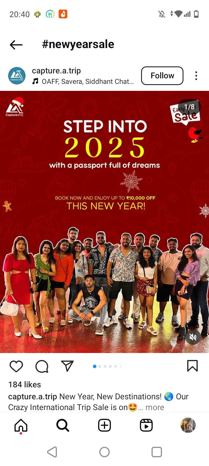 Boost Your New Year Sales With These Proven Strategies in 2025 7 New Year Sale Discount Post on Instagram