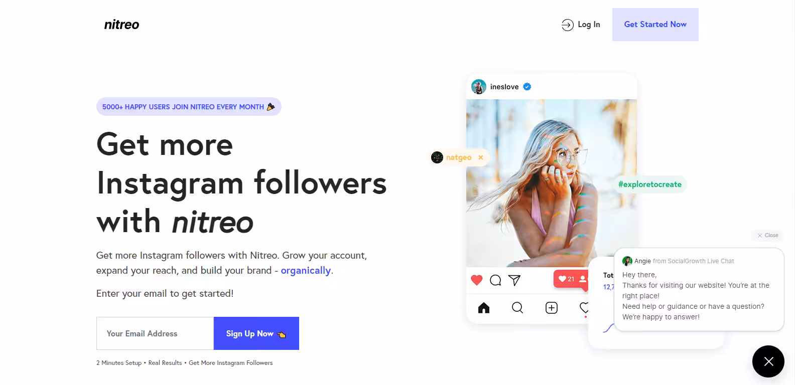 Best Instagram Automation Tools for 2026 11 Nitreo landing page