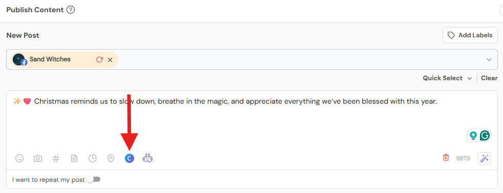 Christmas Social Media Posts: Ideas, Examples, and Strategies for 2026 14 Open Canva Inside Social Champ